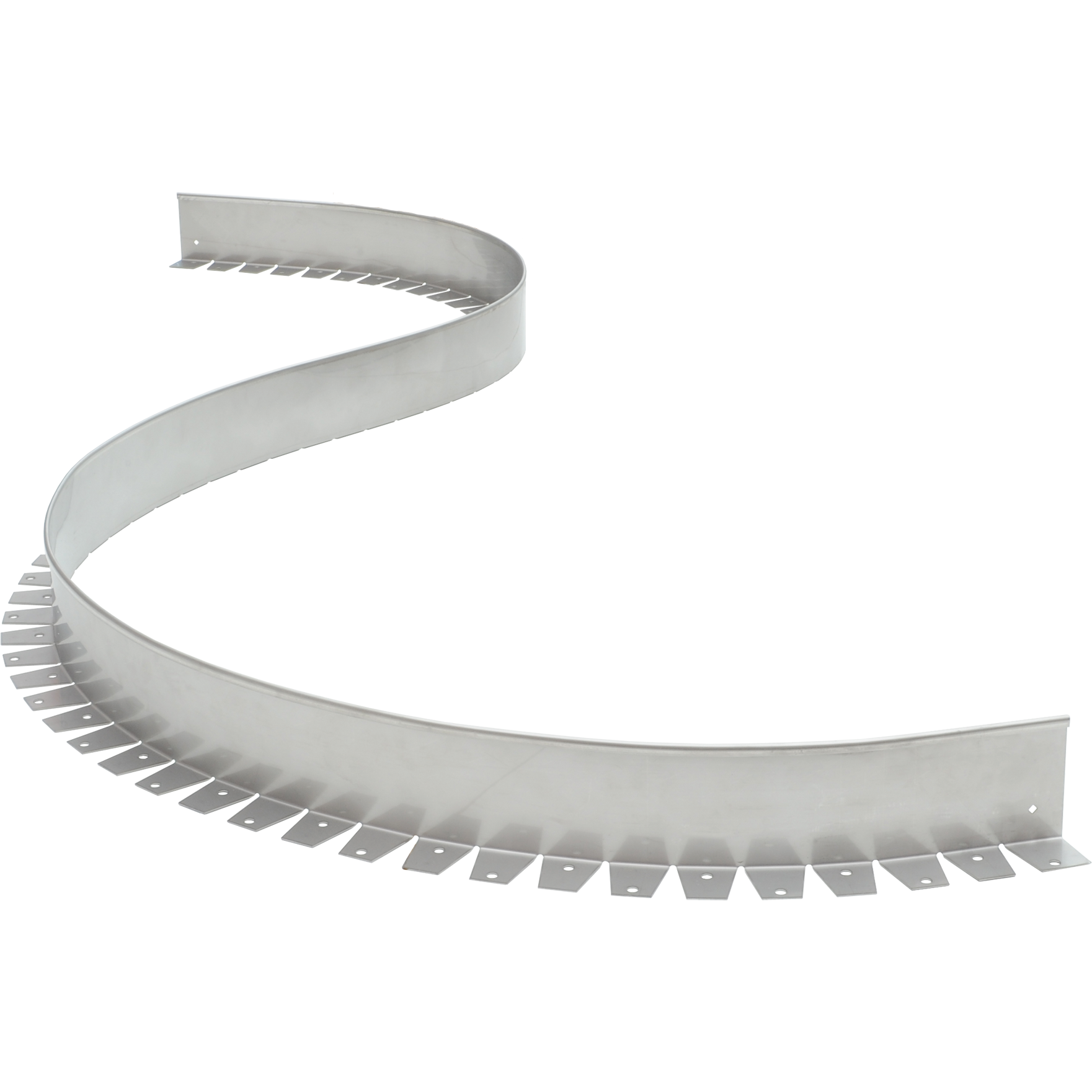 Flexible Rasenkante aus Aluminium für runde Beete als Einfassung