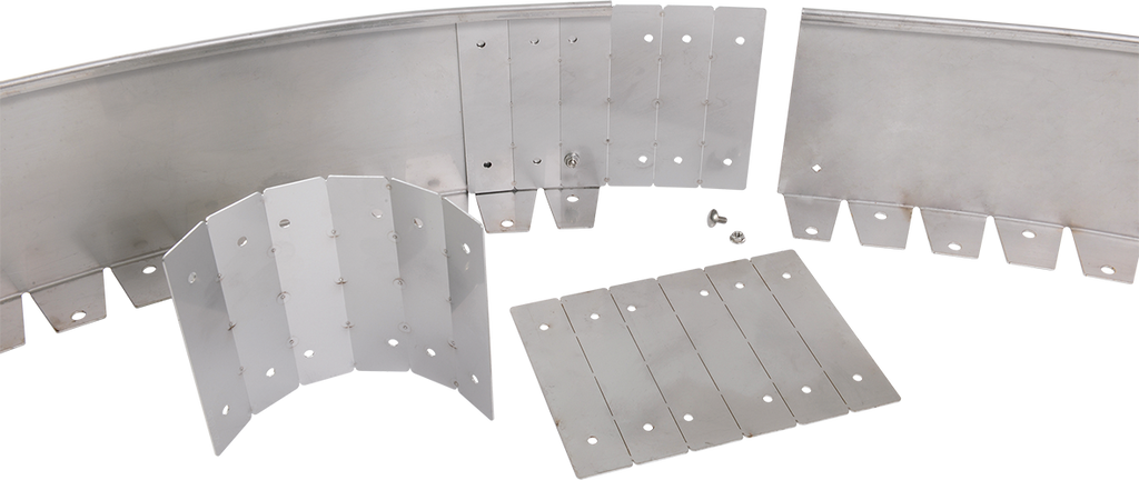 Flexibler Verbinder für flexible Rasenkanten zum Verschrauben