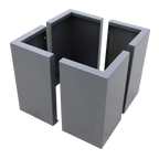 Hochbeet Modular rechteckig (Aluminium)