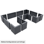 Hochbeet Modular rechteckig (Aluminium)