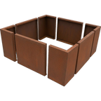 Hochbeet Modular rechteckig (Cortenstahl)