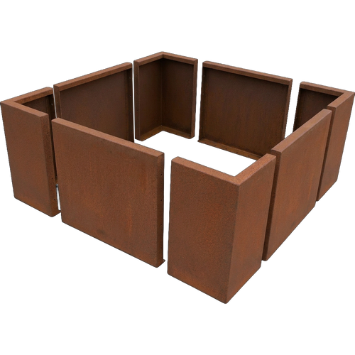 Hochbeet Modular rechteckig (Cortenstahl)