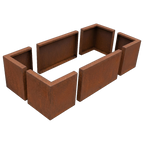 Hochbeet Modular rechteckig (Cortenstahl)