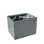 Hochbeet Modular aus Aluminium extra stabil mit Eckstreben zum selbst konfigurieren