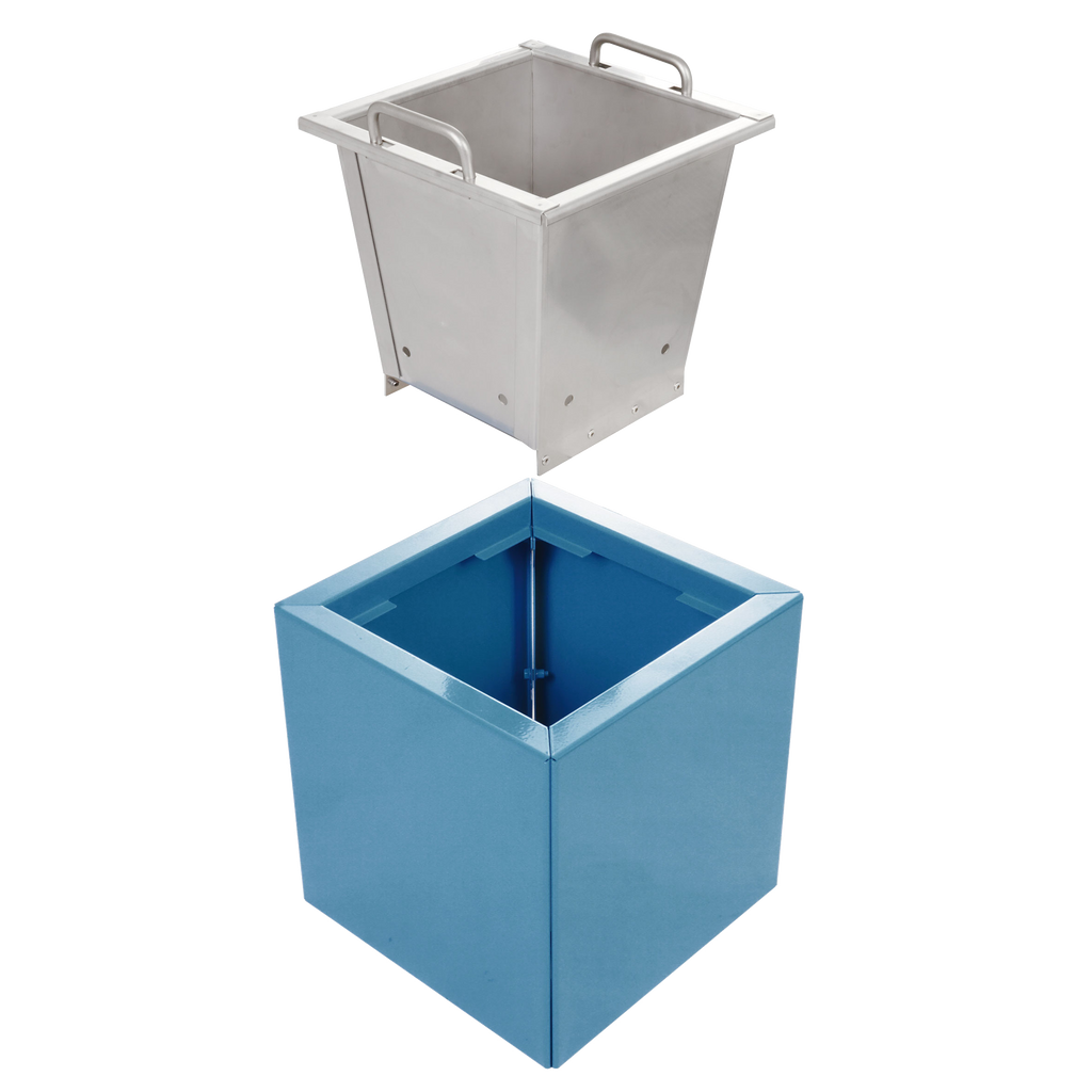 Pflanzkübel Duplex mit entnehmbarem Pflanztrog für Pflanzen im Winter