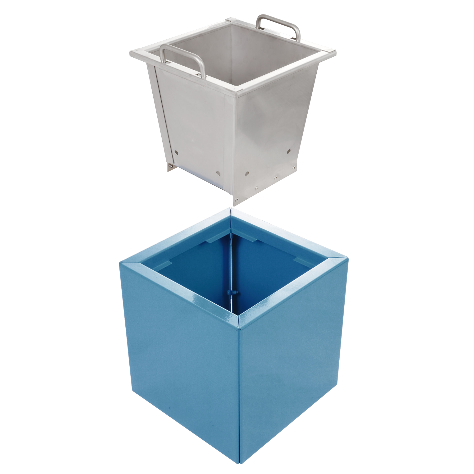 Pflanzkübel Duplex mit entnehmbarem Pflanztrog für Pflanzen im Winter