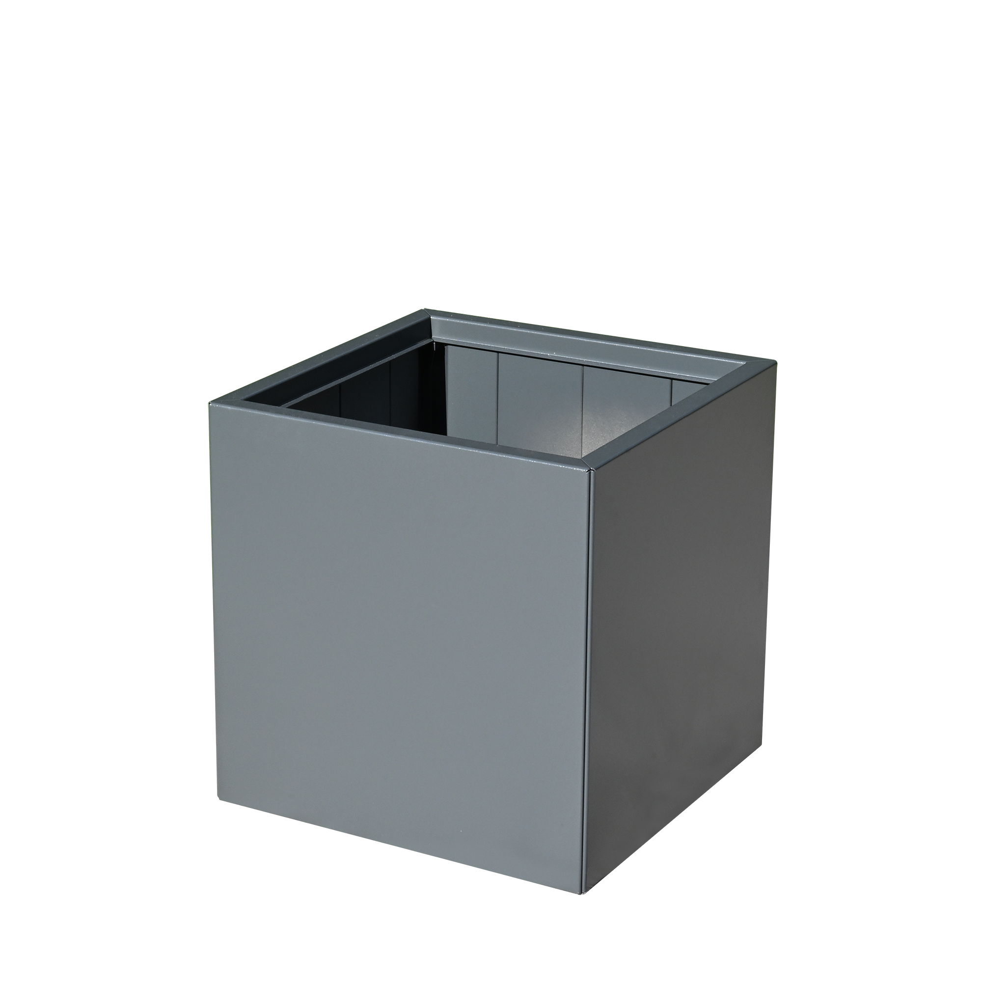 Aluminium Pflanzkasten Duplex Max mit doppelwandiger Isolierung in grau