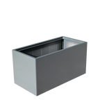 Doppelwandiger Pflanzkasten Duplex Max aus Aluminium ohne Pflanzen